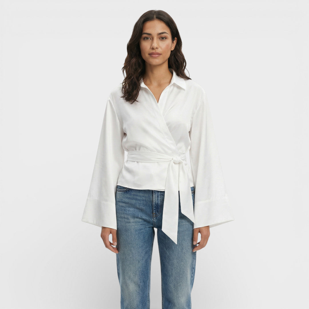 Camisa Corta Polo Mujer Elegante