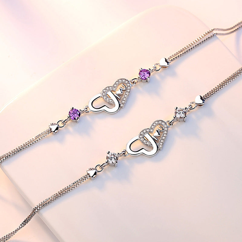 Brazalete de corazones