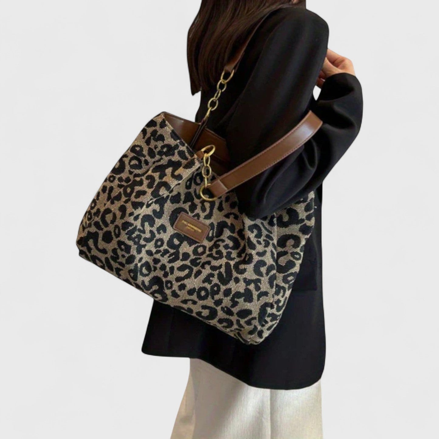 Bolso Valérie Leopard