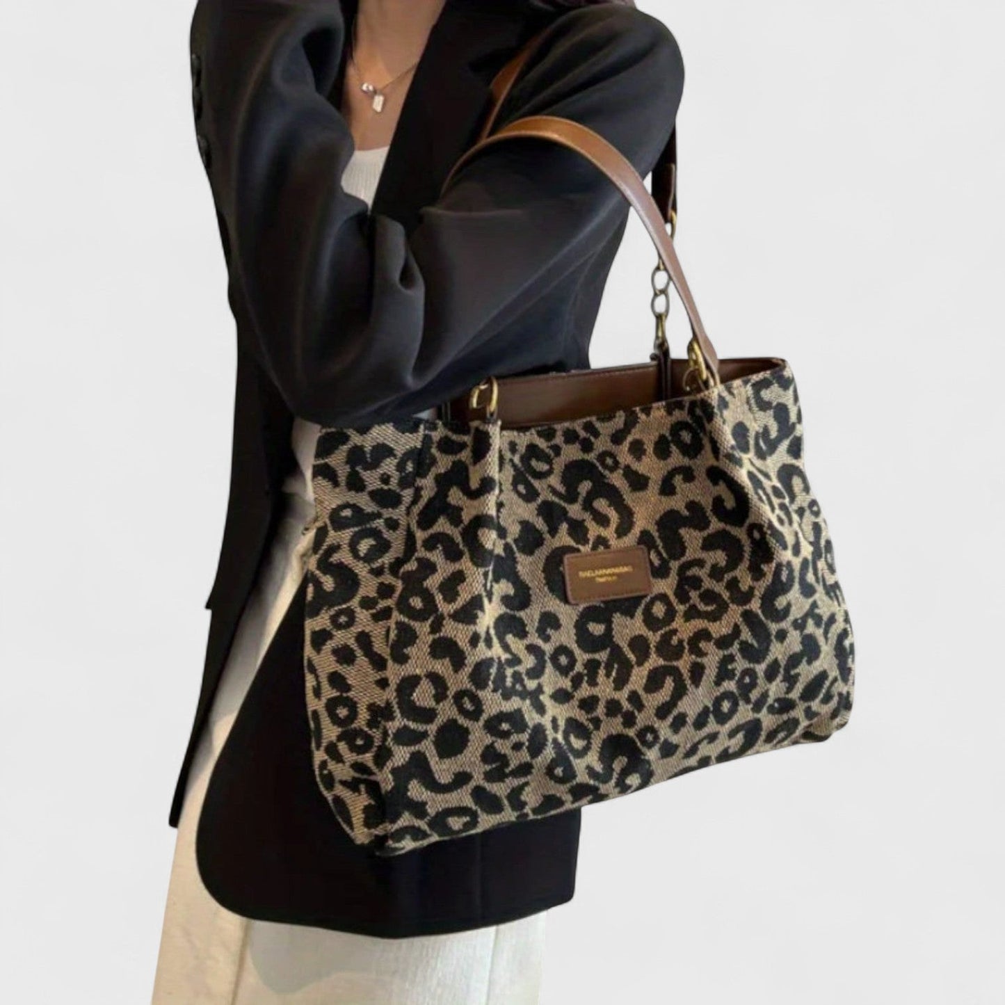 Bolso Valérie Leopard