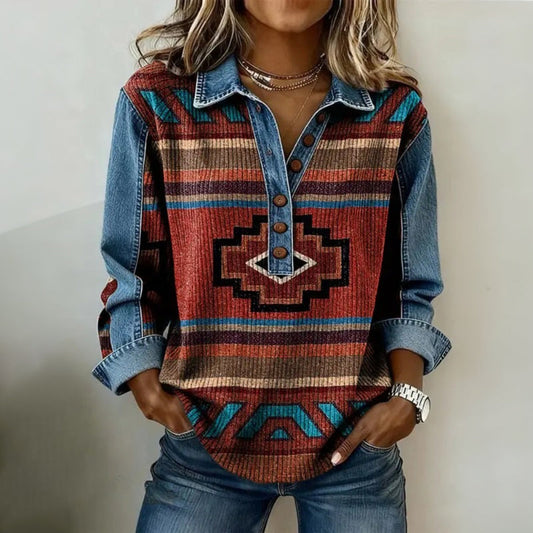 Blusa Casual Vintage