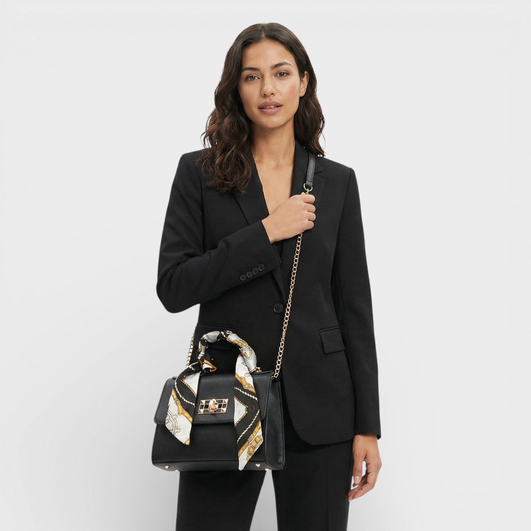 Bolso Bandolera Mujer Cadena Pañuelo