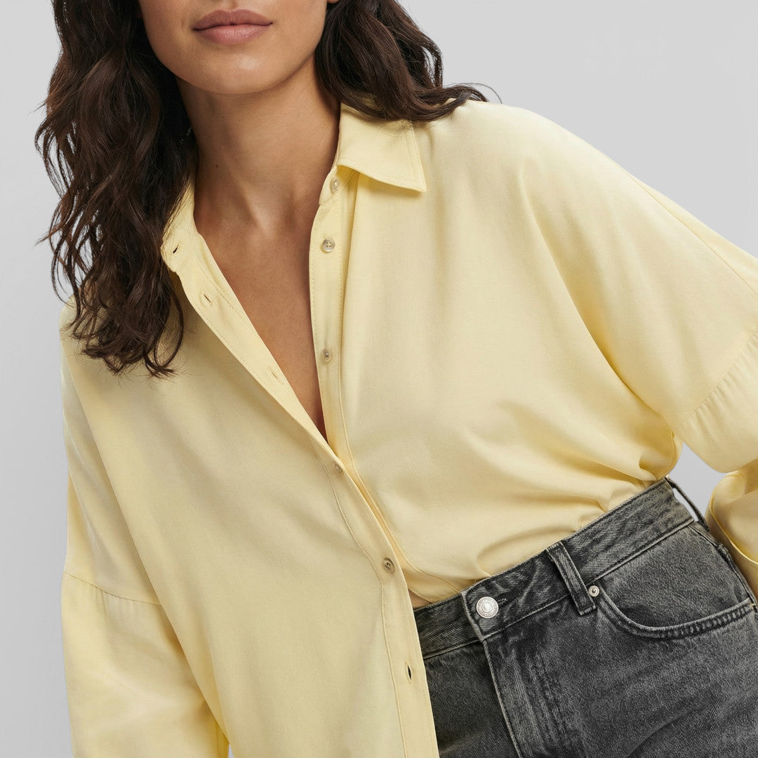 Camisa Mujer Manga Ancha