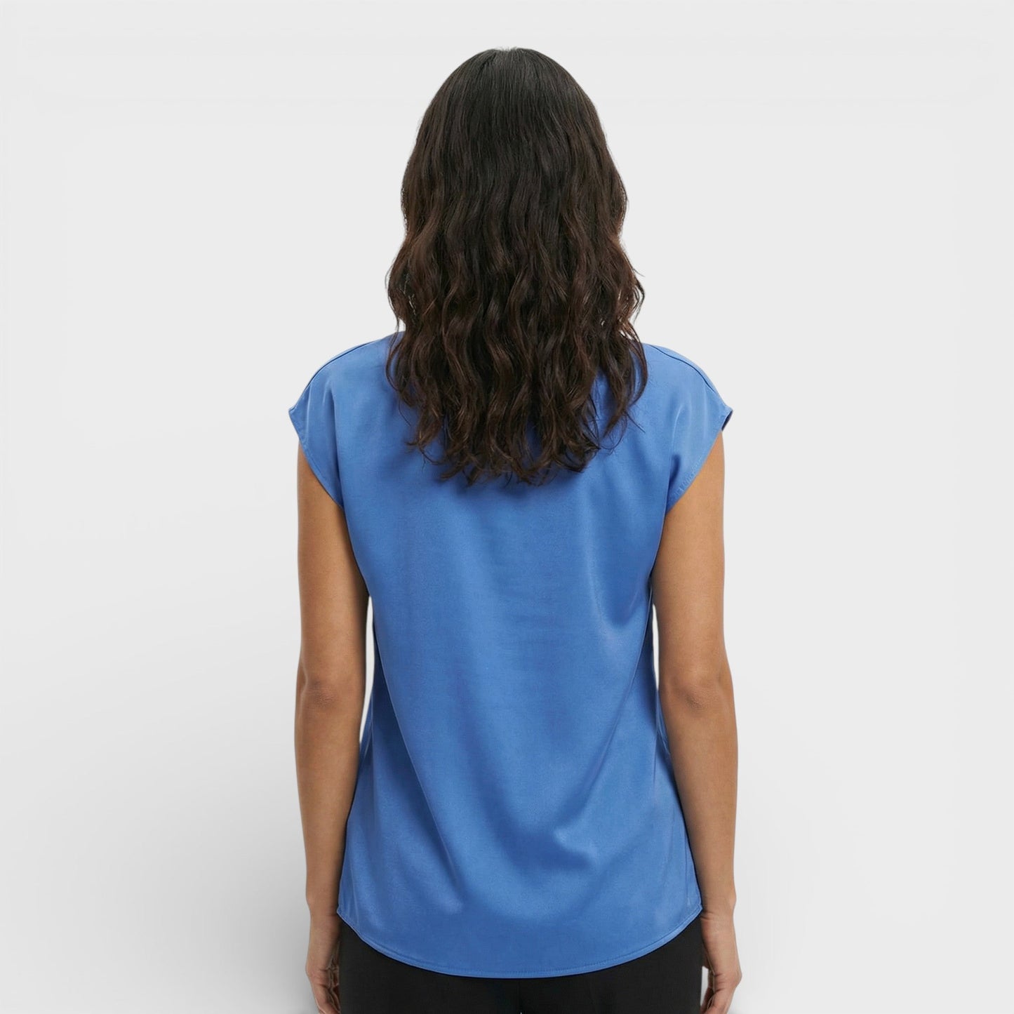 Camiseta Mujer Escote Pico Elegante