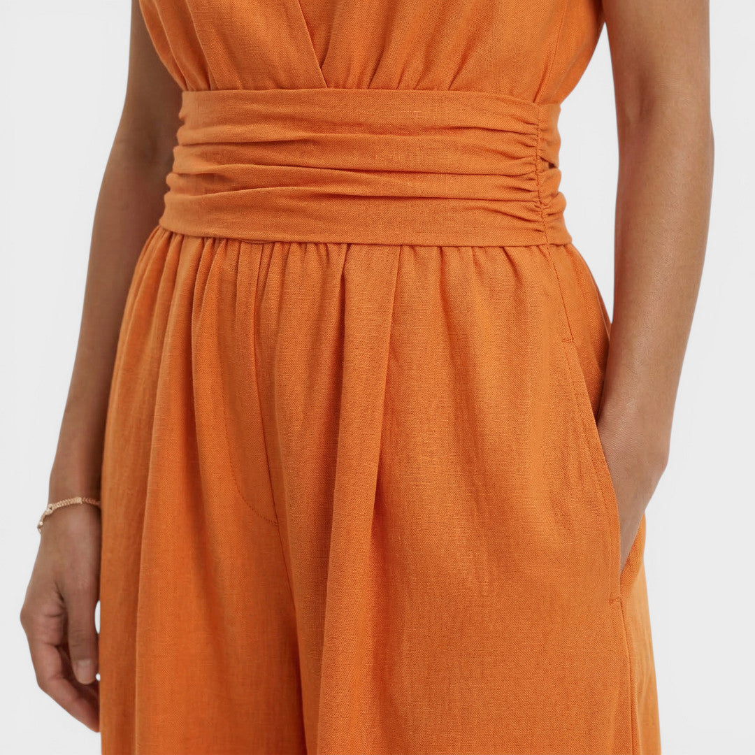 Mono Mujer Cintura Alta Pierna Ancha