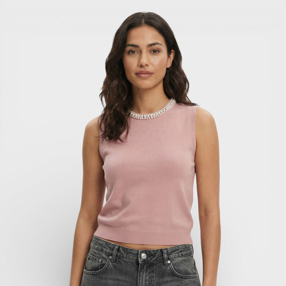 Top Punto Sin Mangas Mujer