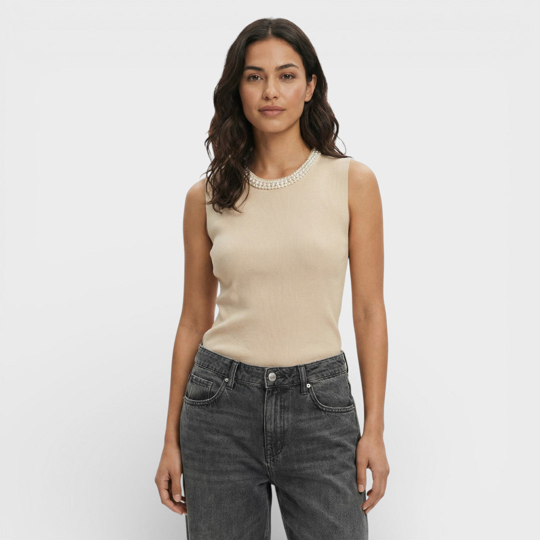 Top Punto Sin Mangas Mujer