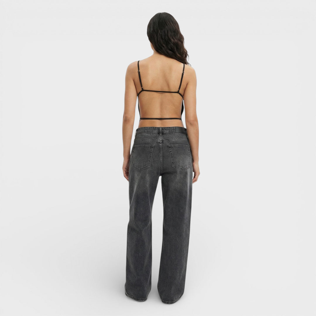 Top Espalda Descubierta Mujer