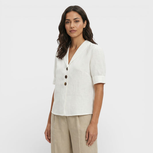 Camiseta Básica Mujer Corte Recto