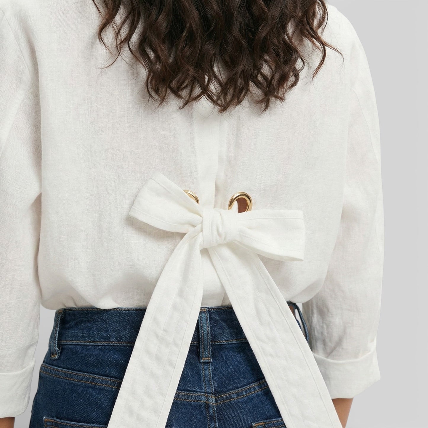 Camisa Lino Holgada Mujer Atemporal