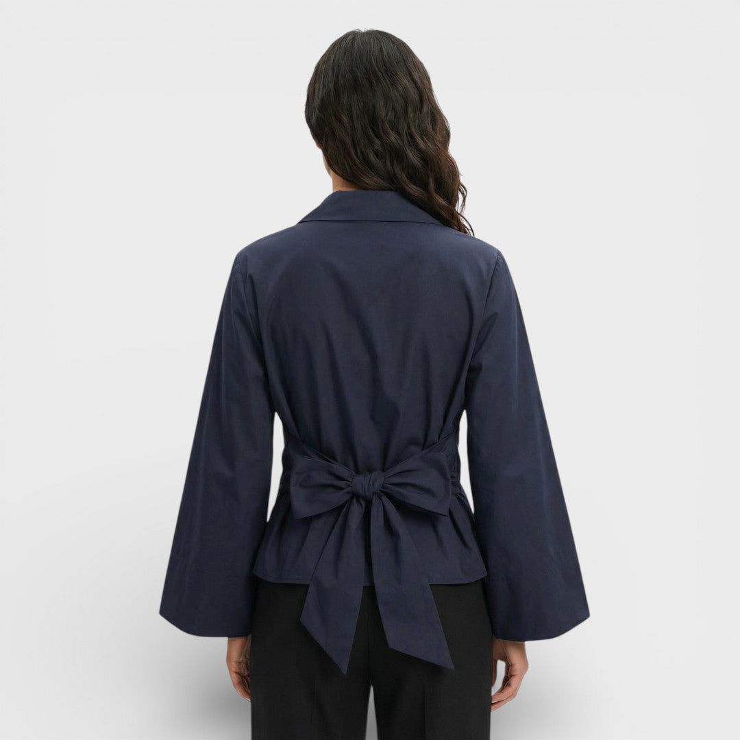 Camisa Corta Polo Mujer Elegante