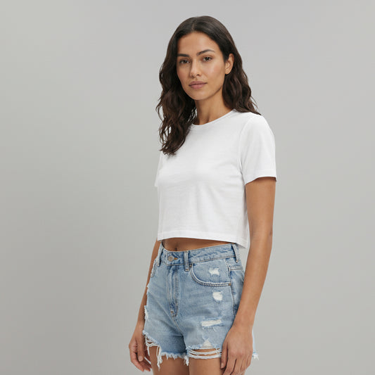 Pantalones Cortos Vaqueros Rasgados Mujer