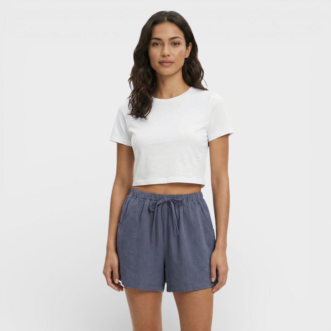 Pantalones Cortos Deportivos Cintura Alta