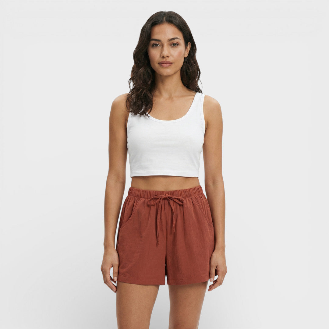 Pantalones Cortos Deportivos Cintura Alta