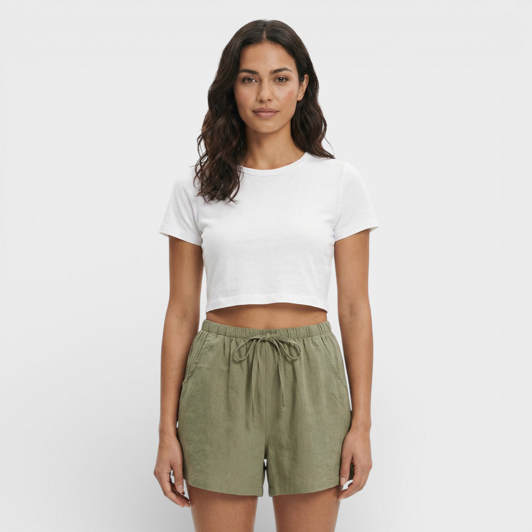 Pantalones Cortos Deportivos Cintura Alta