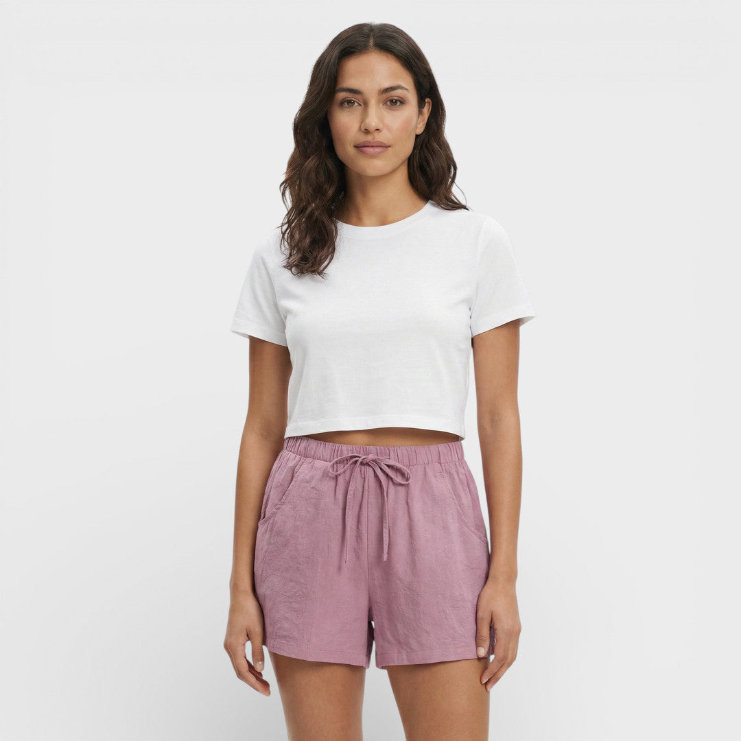 Pantalones Cortos Deportivos Cintura Alta