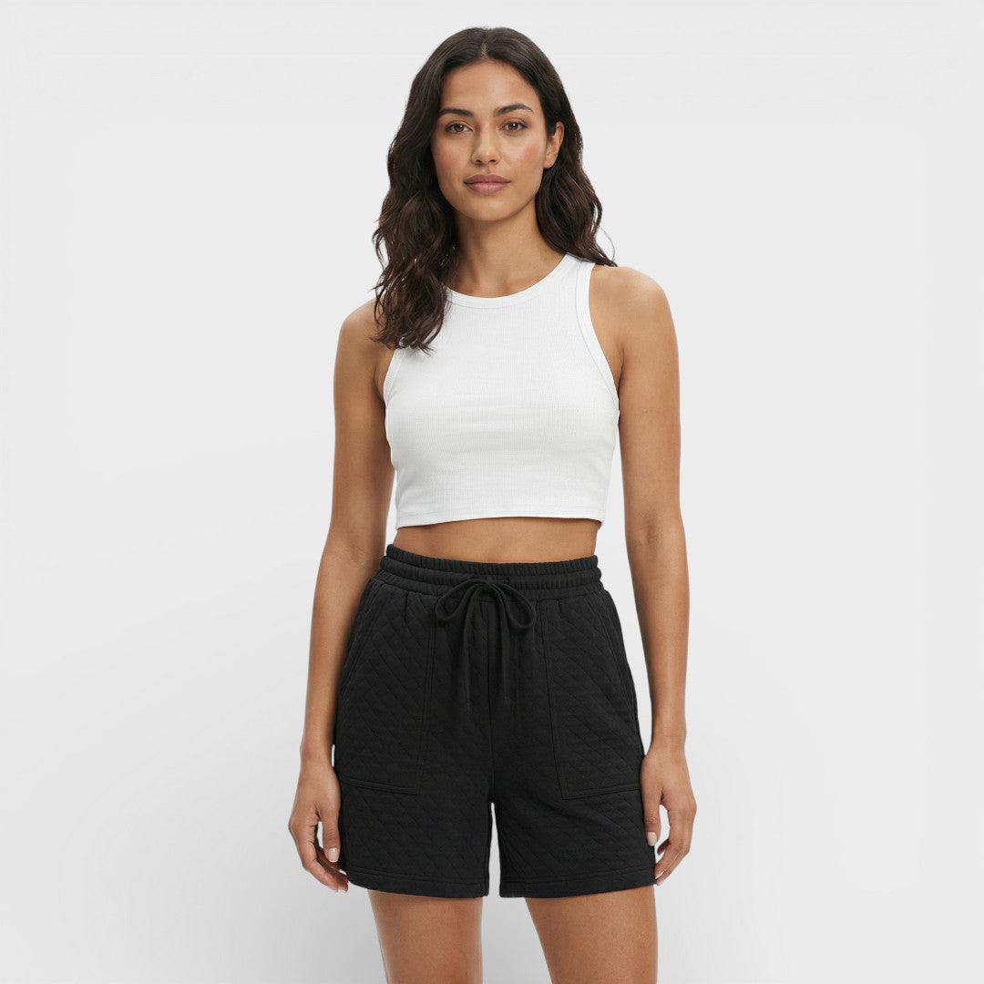 Shorts Mujer Tiro Alto Holgados