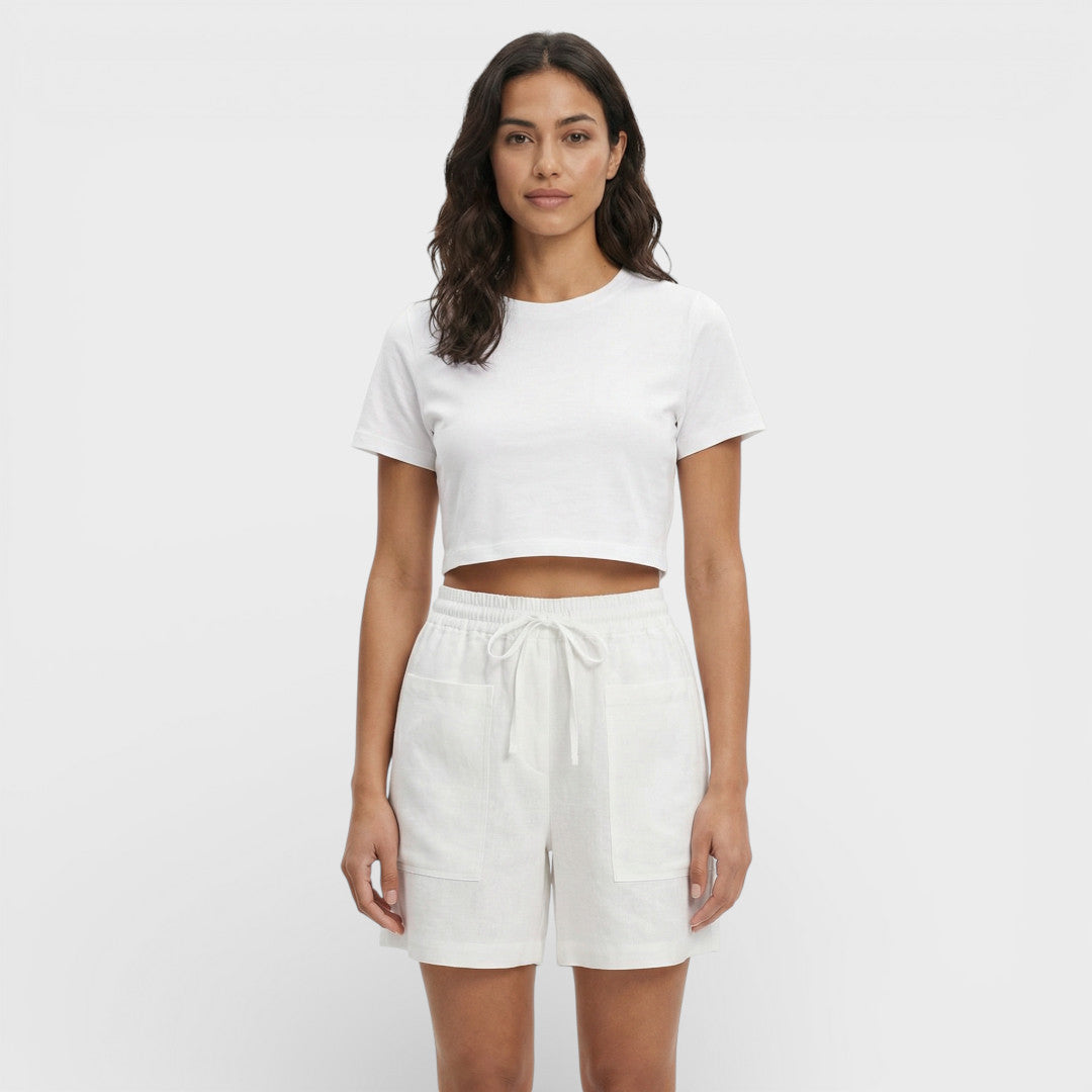 Shorts Mujer Tiro Alto Holgados