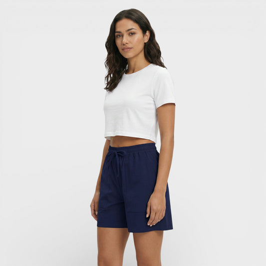 Shorts Mujer Tiro Alto Holgados