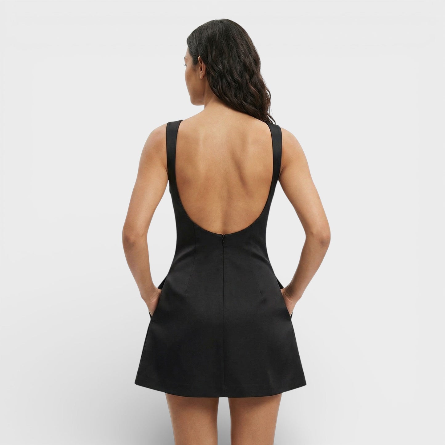 Vestido Mini Línea A Mujer