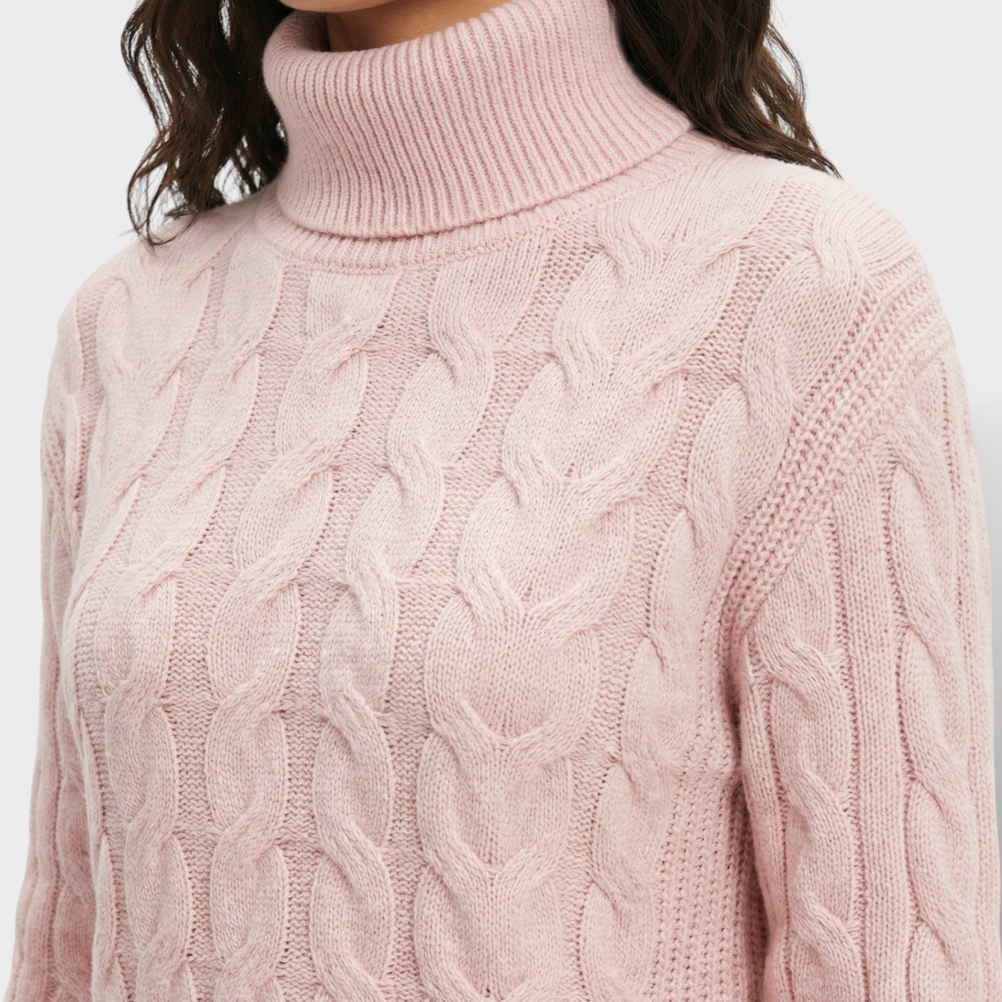 Jersey Cuello Alto Mujer Ajustado