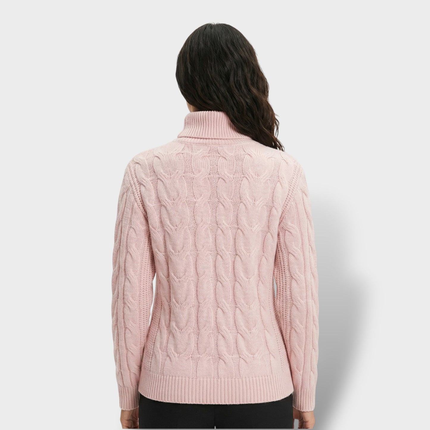 Jersey Cuello Alto Mujer Ajustado