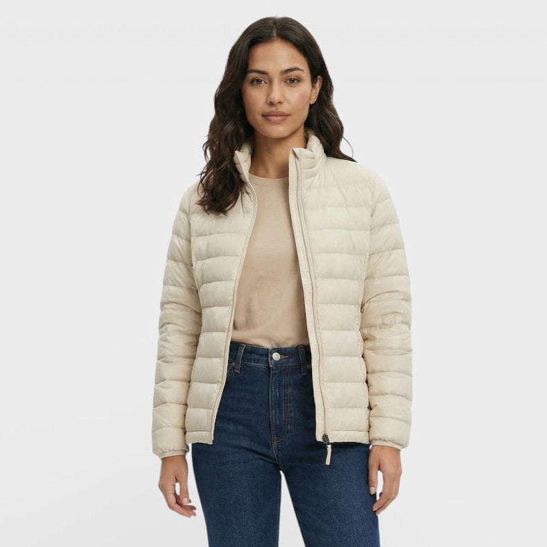 Chaqueta Acolchada de Lana Mujer