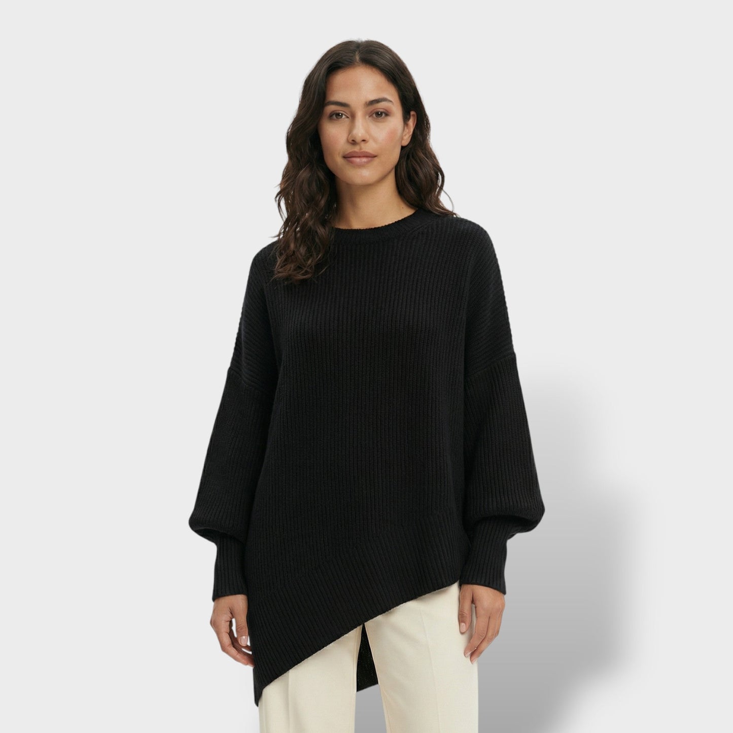 Suéter Oversize Manga Murciélago Mujer