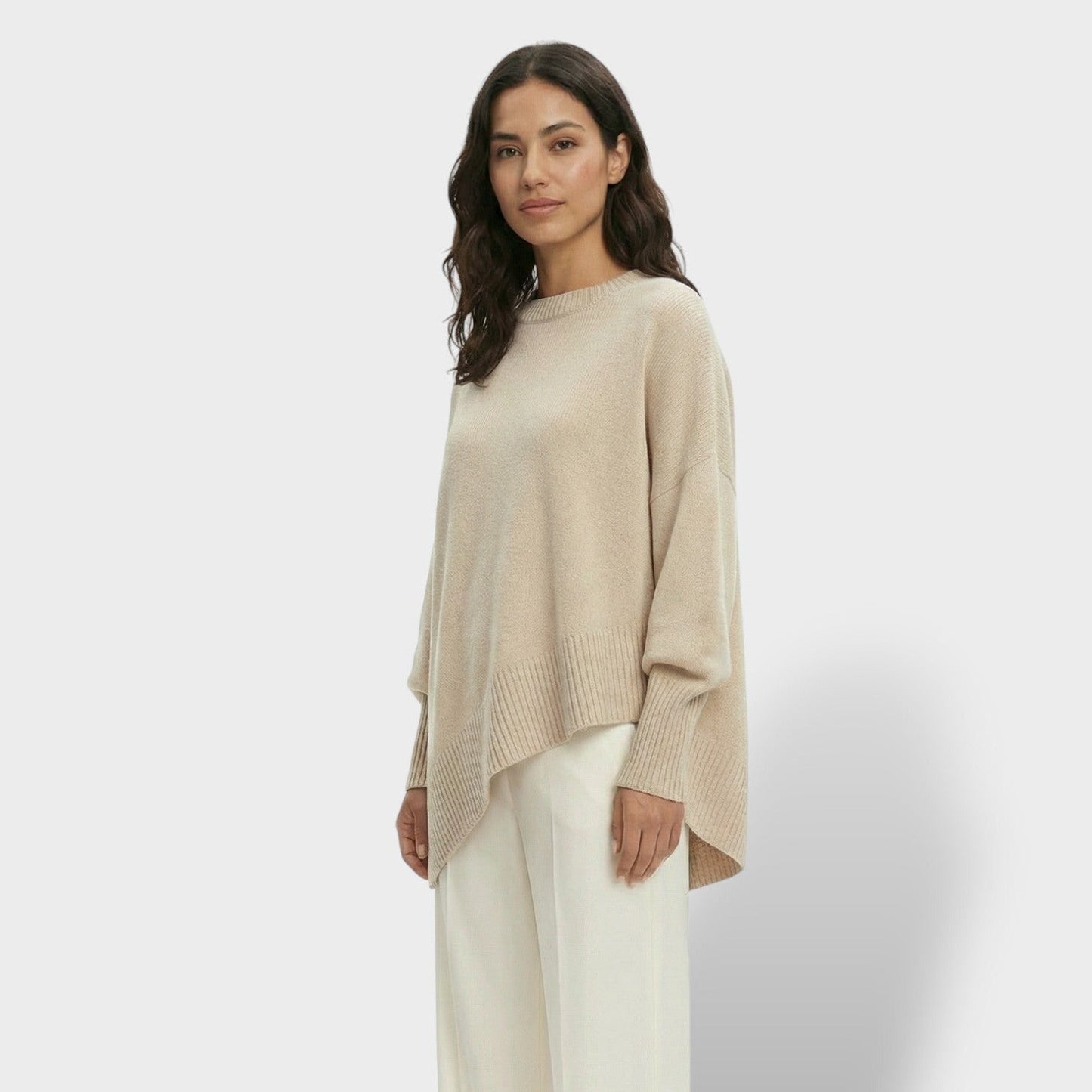 Suéter Oversize Manga Murciélago Mujer