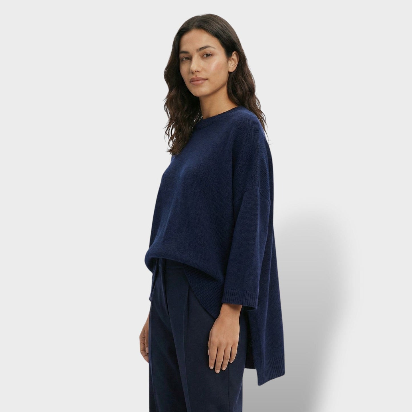 Suéter Oversize Manga Murciélago Mujer