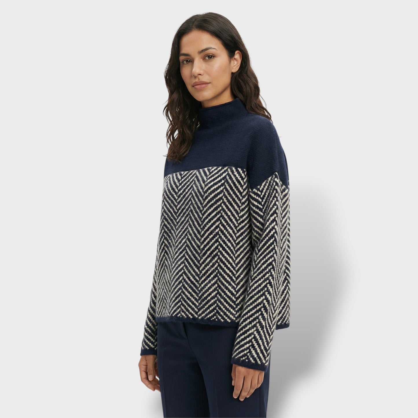 Suéter de Cuello Alto de Lujo