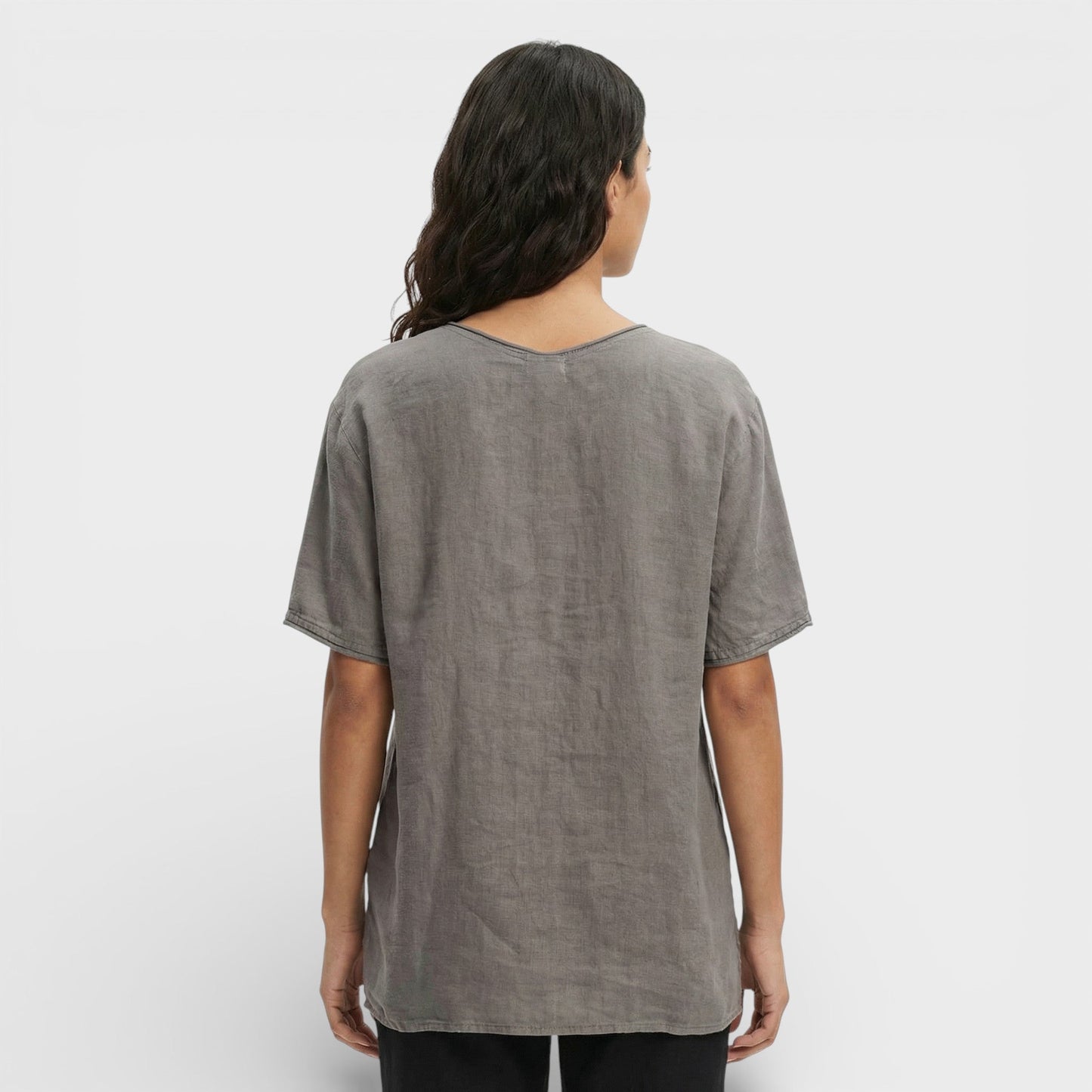 Camiseta Holgada Mujer Escote Pico